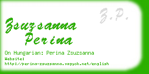 zsuzsanna perina business card